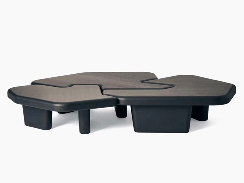  中古风异形石材茶几3d模型 