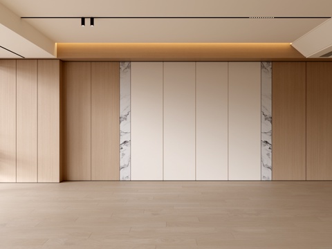 现代客厅 奶油客厅 沙发背景墙 客厅背景 奶油风背景墙su模型