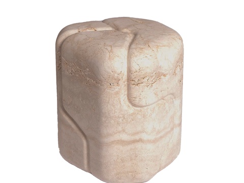 异形石材矮墩 边几su模型