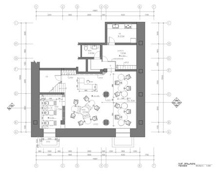 理发店 最新完整版施工图合集cad施工图