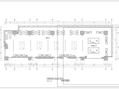246平台球室 最新平面施工图合集cad施工图