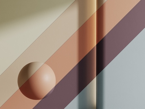  墙面涂料 0083d模型 