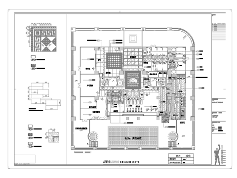 足浴spa桑拿 最新完整版施工图合集cad施工图
