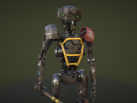  科技感机器人 工业机器人 机器人 智能机器 具身智能3d模型 