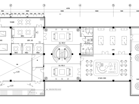 两层台球室 最新平面施工图合集cad施工图