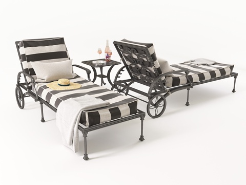  阿马尔菲躺椅3d模型 