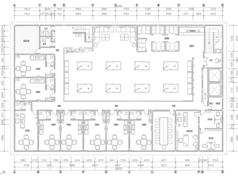 台球室 最新平面施工图合集cad施工图