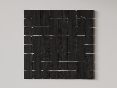 现代意式墙饰su模型