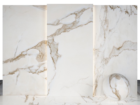  卡拉卡塔金大理石103d模型 