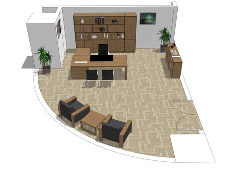 总裁室免费su模型