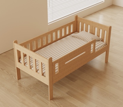 现代婴儿床su模型