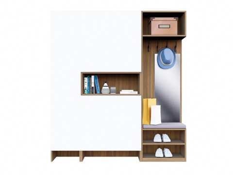 衣柜 餐厅 酒柜 装饰柜 玄关 客厅 家装 边柜 吊柜 鞋柜su模型