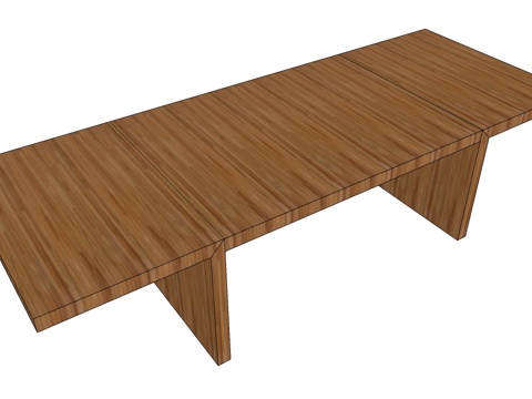 会议桌 办公家具免费su模型