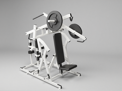 健身器材su模型