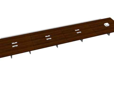 会议桌 会议椅 办公家具免费su模型