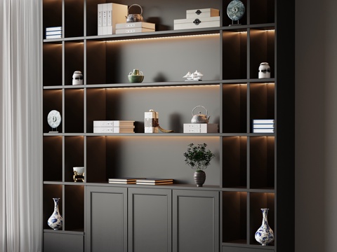  现代意式茶柜3d模型 