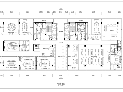 800平办公室 最新平面施工图合集cad施工图