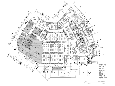台球俱乐部 最新平面施工图合集cad施工图