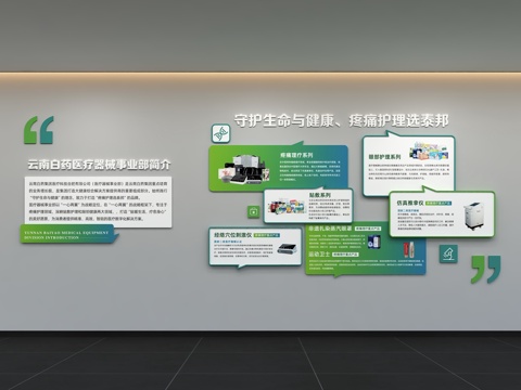  现代医疗文化墙 医疗背景墙 医疗展板 标语 口号 专家医生3d模型 