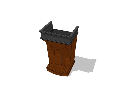演讲台免费su模型