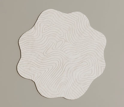 现代奶油风地毯 异形地毯su模型