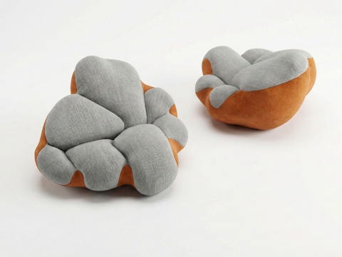 lv懒人沙发 懒人沙发 意式家具su模型