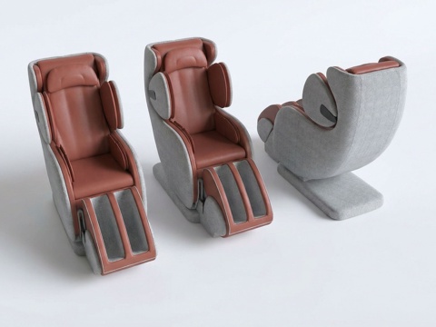 现代按摩椅 电动按摩椅su模型