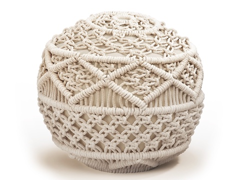  Macramé pouf Lambi3d模型 