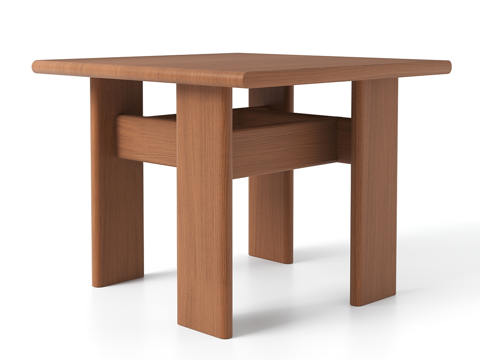  北欧简约茶几 茶几 简约茶几 客厅茶几 木质茶几3d模型 