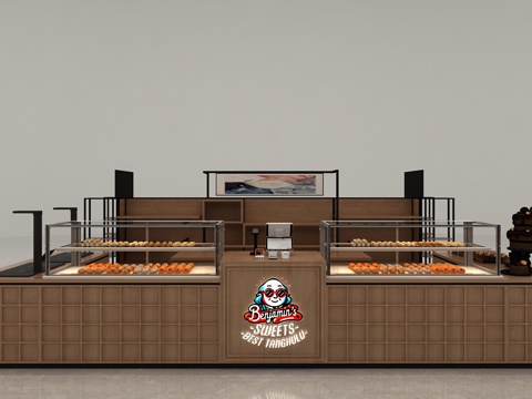  超市销售柜3d模型 