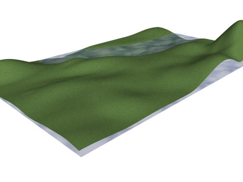 户外景观 公园 示范区 景观 地产 居住区 景观小品 美丽乡su模型