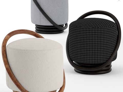  Porada Smile 坐凳3d模型 