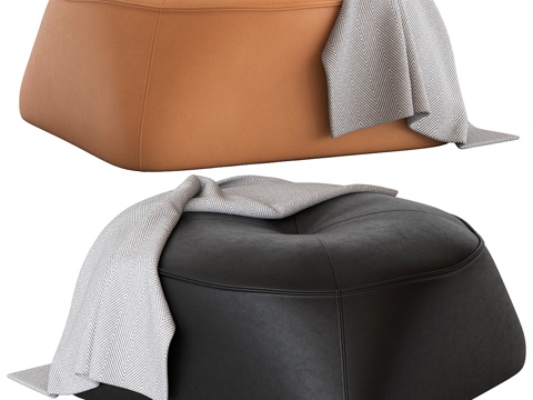  Globewest Natadora藤编长凳3d模型 