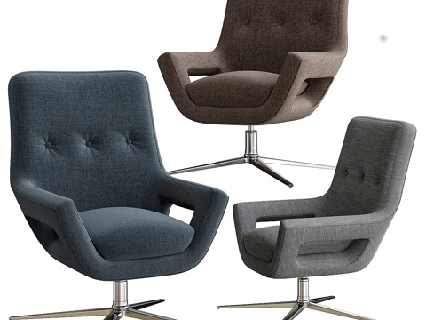  艾克霍兹弗拉维奥旋转椅3d模型 