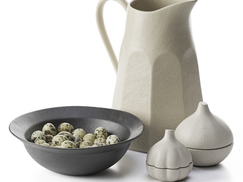  厨房装饰套装3d模型 