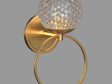  现代简约轻奢壁灯 壁灯 简约壁灯 装饰壁灯 灯3d模型 