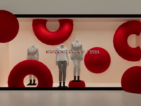 简约·甜味橱窗su模型