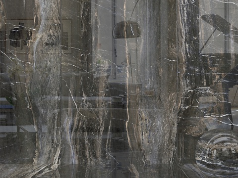  墙砖博物馆歌剧烟熏套装13d模型 