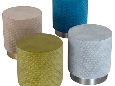  超豪华沙发凳3d模型 