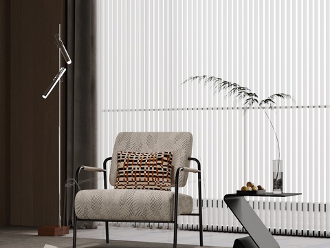  现代意式休闲椅3d模型 