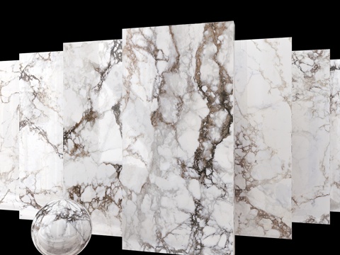  大理石博物馆角砾岩套装23d模型 