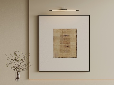 现代装饰画su模型