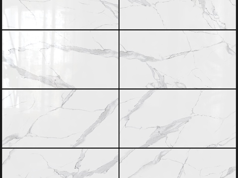  Decovita Calacatta White 600瓷砖3d模型 