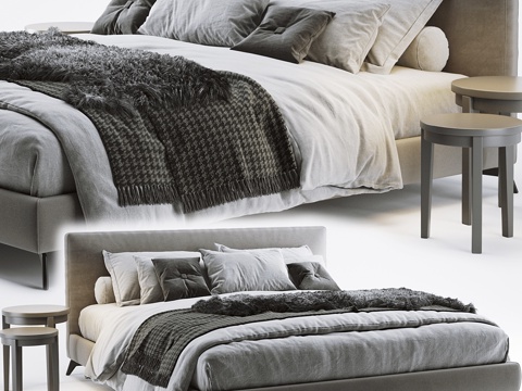 梅里迪亚尼石质升降床3d模型