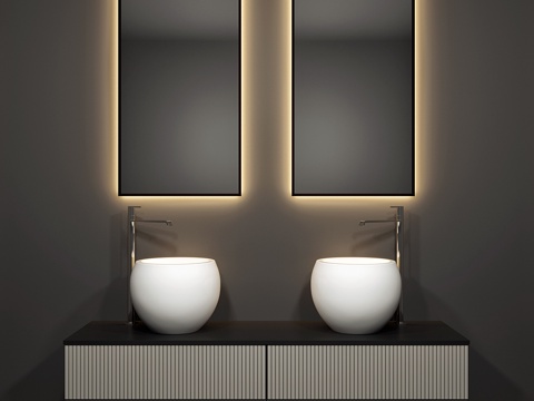 浴室家具 293d模型