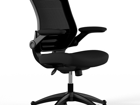  Modway黑色办公椅3d模型 