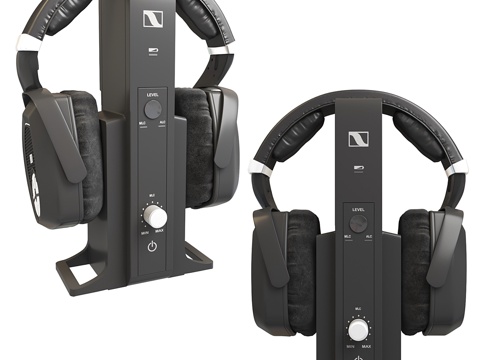  森海塞尔RS 185耳机3d模型 