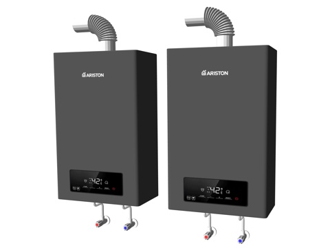 现代电热水器su模型