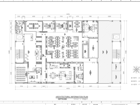 1500平办公室 最新完整版施工图合集cad施工图