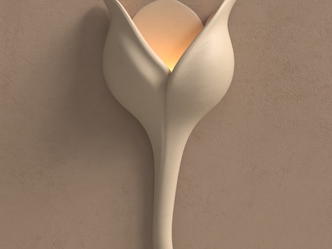 壁灯 花朵壁灯 宅寂壁灯 现代壁灯 中古壁灯 床头壁灯su模型